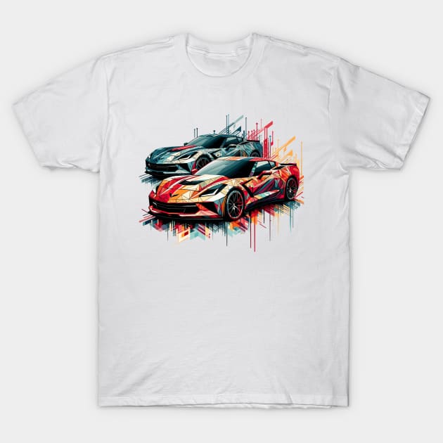 Chevrolet Corvette T-Shirt by Vehicles-Art